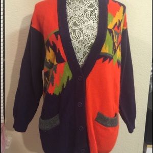 Fresh Prince/Cosby vintage cardigan 90s 80s