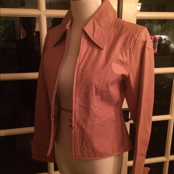 Pink LeatherJacket! Very Rare! - Picture 2 of 4