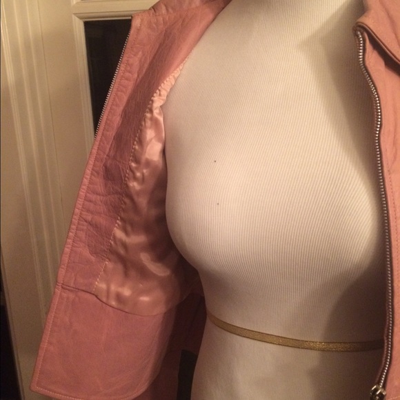Pink LeatherJacket! Very Rare! - Picture 4 of 4