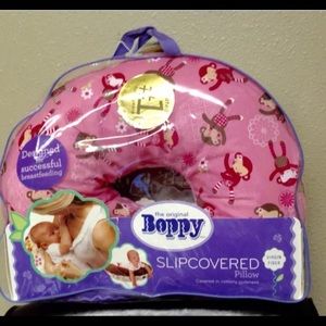 The Original Boppy Slipcovered Pillow ~ PinkMonkey
