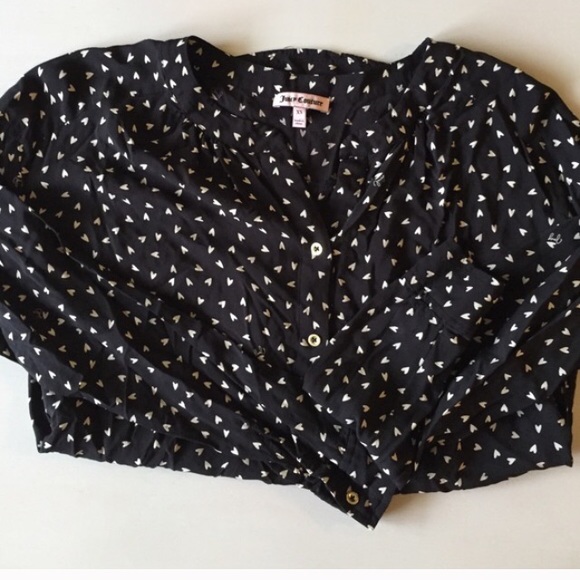 juicy Couture heart blouse 💗🎉