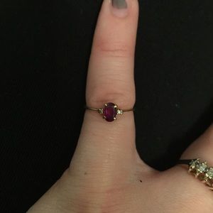 Diamond and Ruby pinky ring!