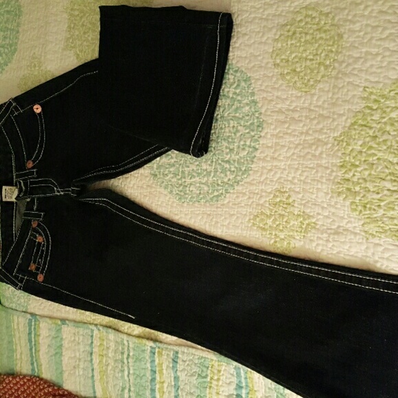 Women's true religion dark blue denim size 27
