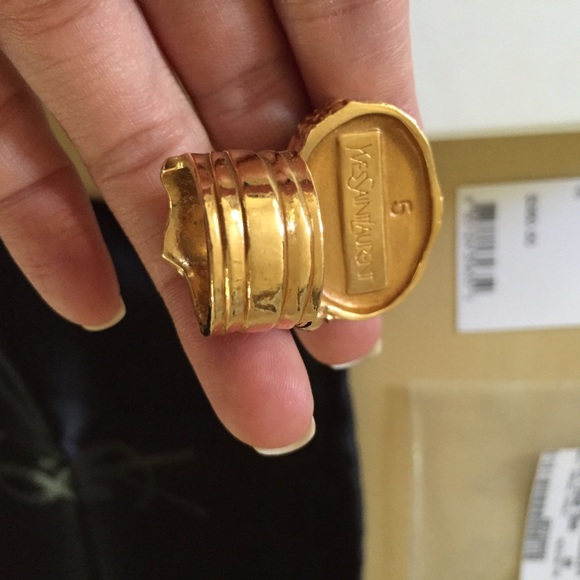 SOLD***Yves Saint Laurent Arty Ring - Picture 2 of 8