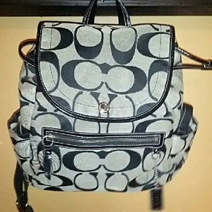 Coach backpack purse