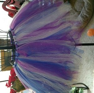 Adorable homemade girls hi lo tutu
