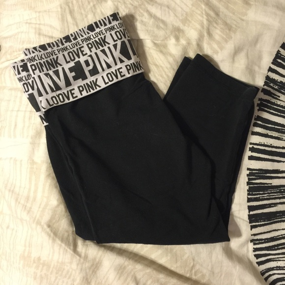 VS Pink - BUNDLE OF 3 - black leggings