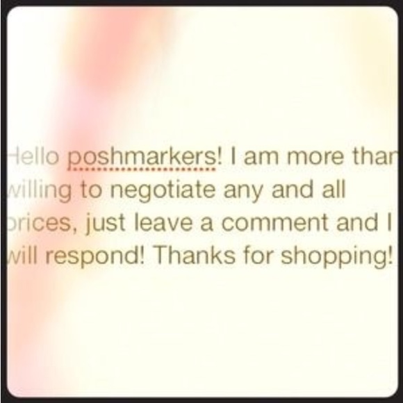 Reasonable offers welcome:)