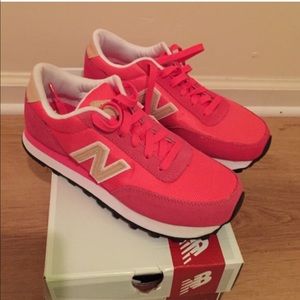New Balance pink sneakers