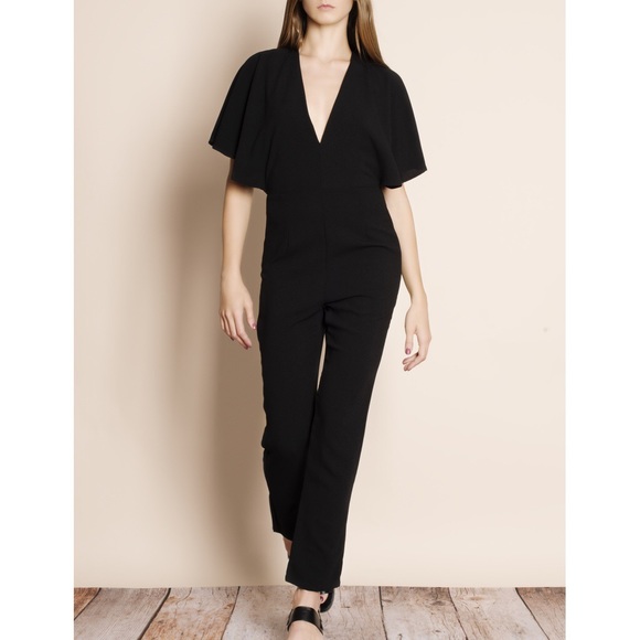 1DAYSALE "Albatross" Cape Backless Jumpsuit - Picture 4 of 4