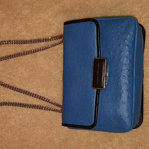 MARC JACOBS (Blue Ostrich) Crossbody Bag - Picture 4 of 4