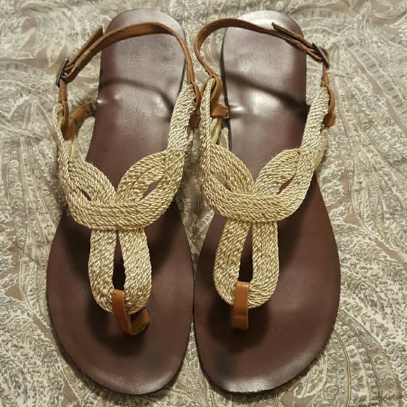 Burlap Sandle