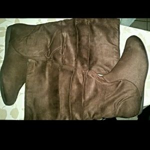 New Rampage Slouch Fox Brown Boots