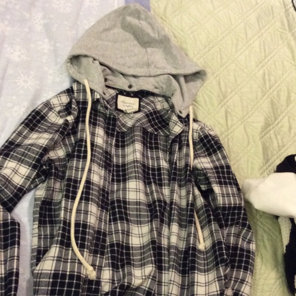 Black and white flannel