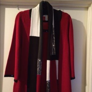 Style & Co Sweater Dress with scarf