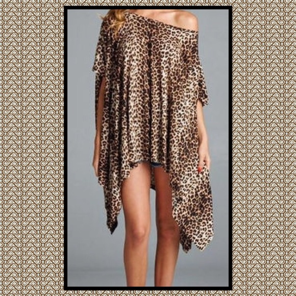 WILD CHILD BOHO PONCHO WRAP OSFM NWT - Picture 2 of 4