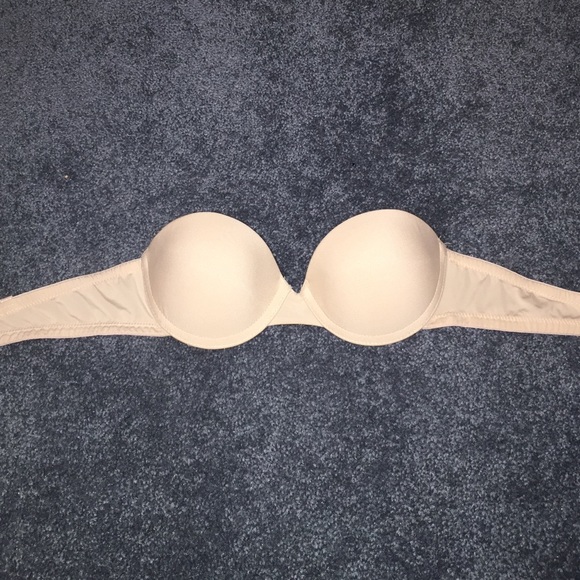 Nude Strapless Push Up Bra