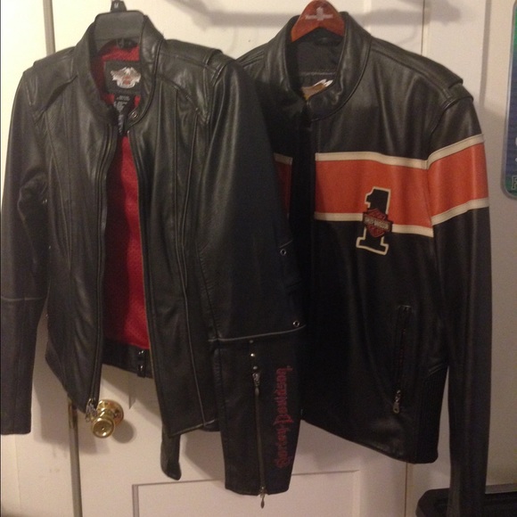 Harley Davidson Leather his/hers. Each sold 250$