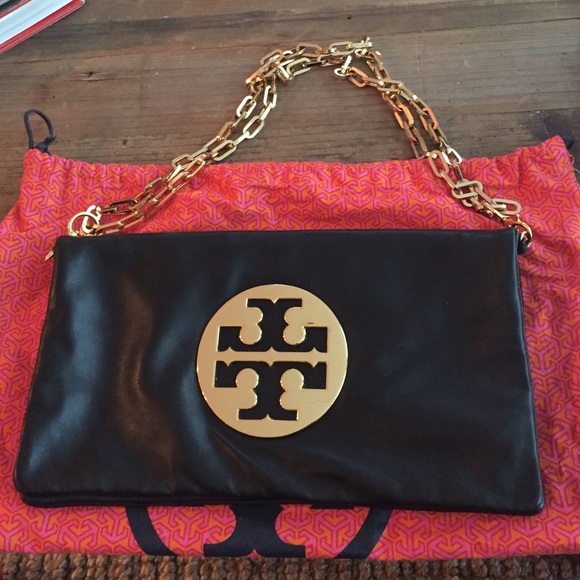 Authentic Tory Burch Reva Clutch!