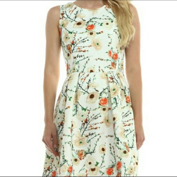 Moon Collection Flower Print Dress.