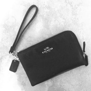 Black Coach wristlet