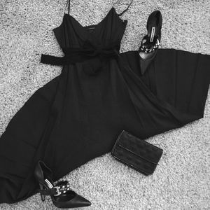 Elie Tahari Black A Line Dress