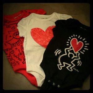 3 Baby Gap Junk Food Onesies