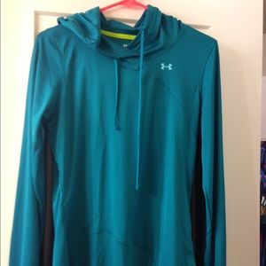 Large teal under armour long sleeve