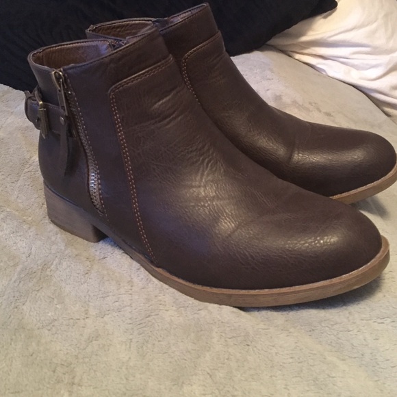 Chocolate Brown Ankle Boots