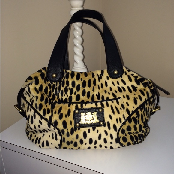 Juicy couture cheetah print tote