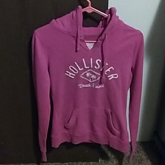 Hot pink Hollister hoodie - Picture 3 of 3