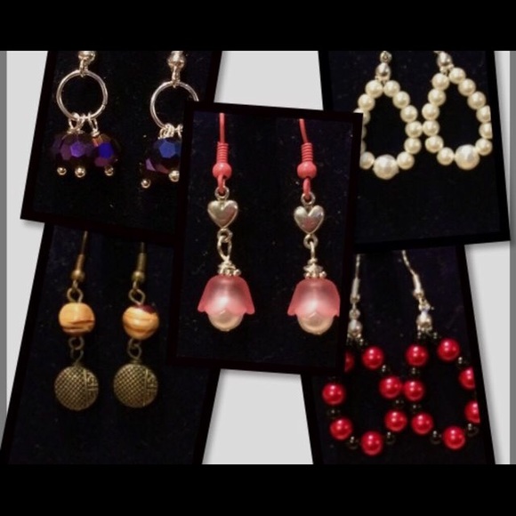 Bracelets and earrings