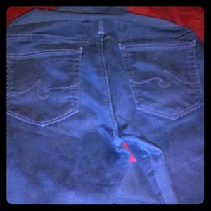 Dark blue AG Maternity jeans