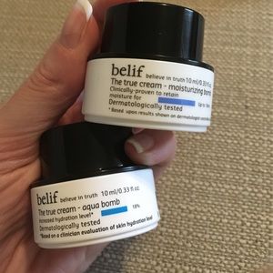 Belif true cream aqua + moisturizing bomb