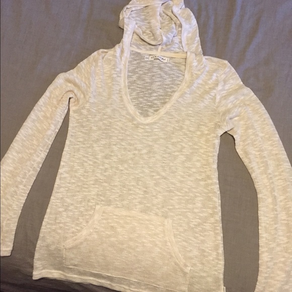 Volcom sheer cream hoodie