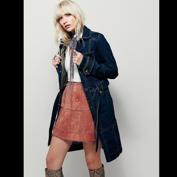 Free People Jackets & Blazers - ❗️LAST CHANCE SALE❗️Free People denim trench coat