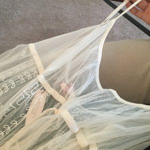 Vintage lace night gown