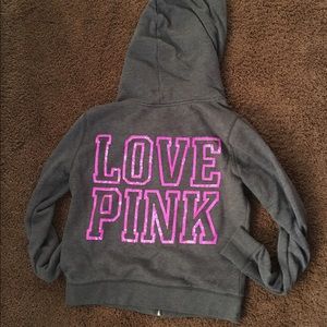 VS Pink hoodie w sequins