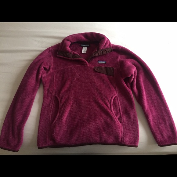 purple Patagonia pullover