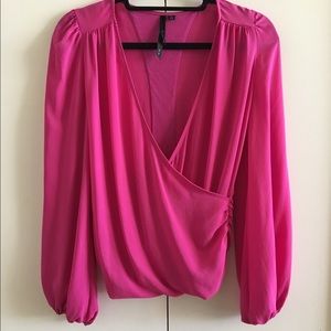 Fuchsia blouse