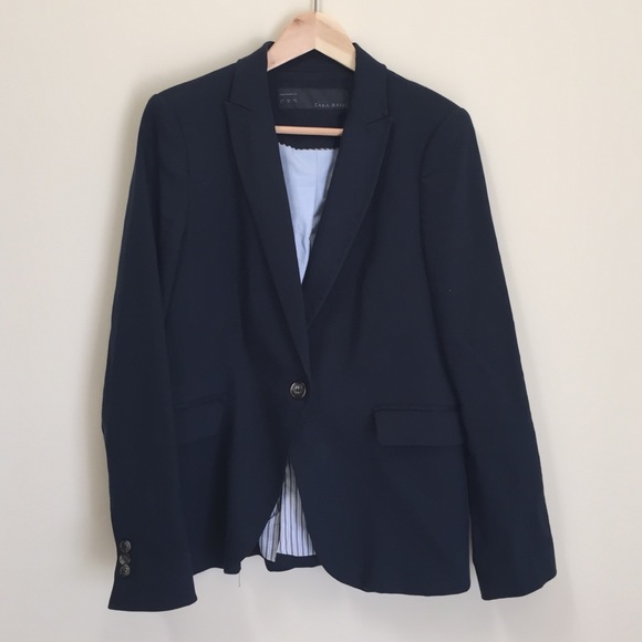 Zara Jackets & Blazers - Zara Navy Blazer