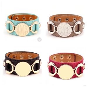 Leather cuff bracelet