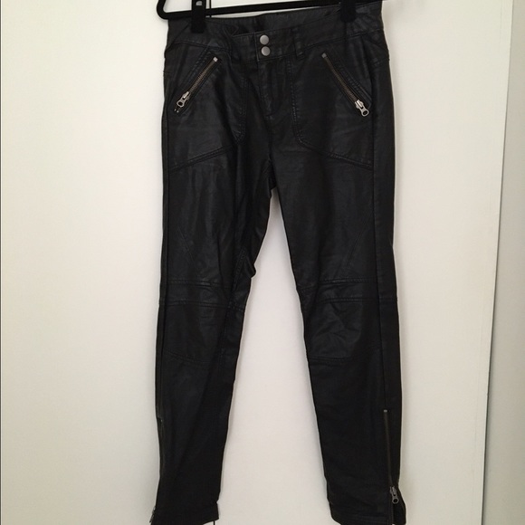 Free People vegan leather pants