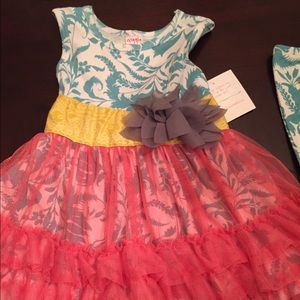 Toddler kids 24M Dress and Leggings by Giggle Moon