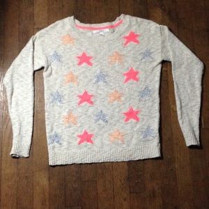 Sparkly & Soft Crew Neck Star Sweater from LC