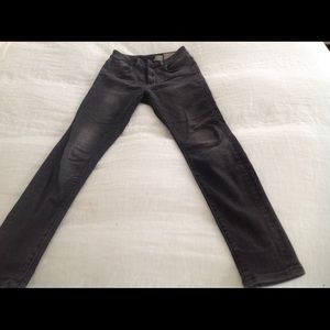 All saints skinny dark grey jeans