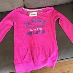 Hot pink Hollister pullover sweater