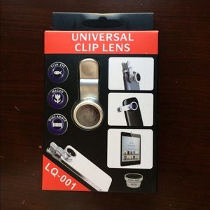 Silver clip lens