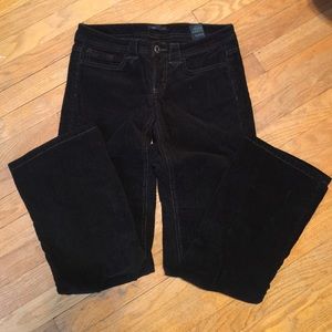 Tommy Hilfiger Black Corduroy Pants Boot Leg 4R