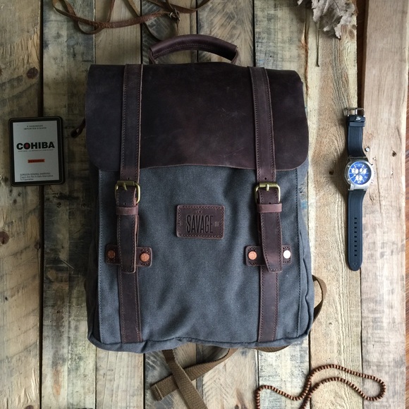 Savage Supply Co | Bags | Rugged Canvas Hipster Adventure Backpack